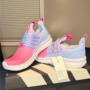 I’m adidas Women's Pink and Light Blue Sneakers